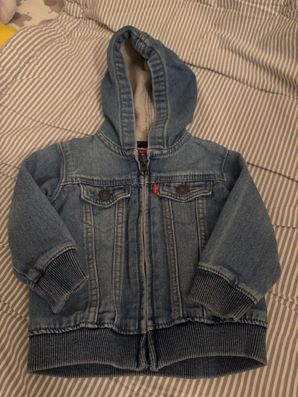 Levi's Kids Hooded Denim Jacket - Medium Blue
